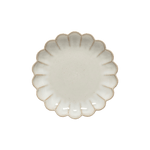 Cream Recycled Clay Scalloped Dessert Plate - Faire Living