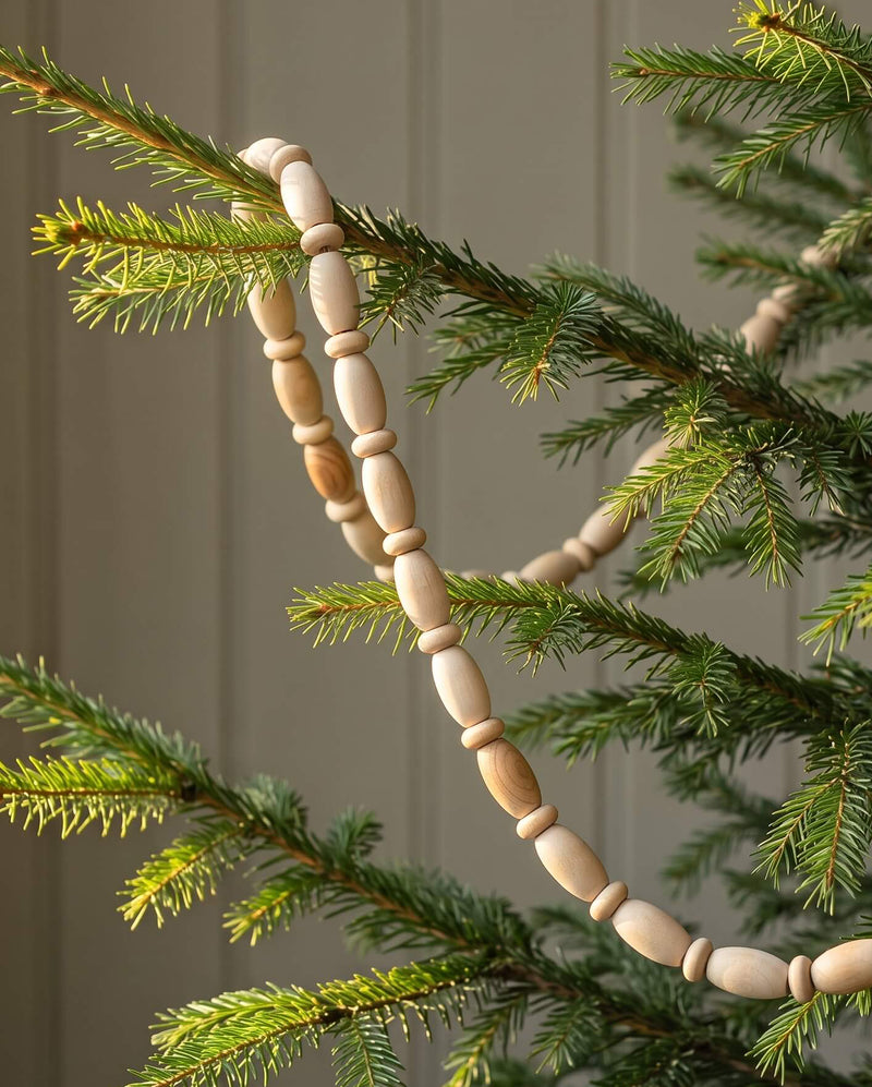 Meranti 72" Wooden Beaded Garland