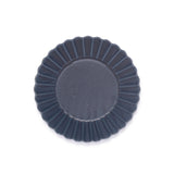 Navy Fluted Japanese Porcelain Petite Plate