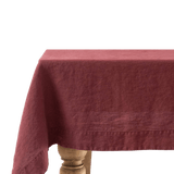 Marsala Linen Tablecloth - Faire Living
