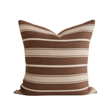 Chocolate Stripe Handwoven Cotton Cover
