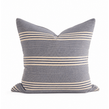 Blue Stripe Handwoven Cotton Cushion