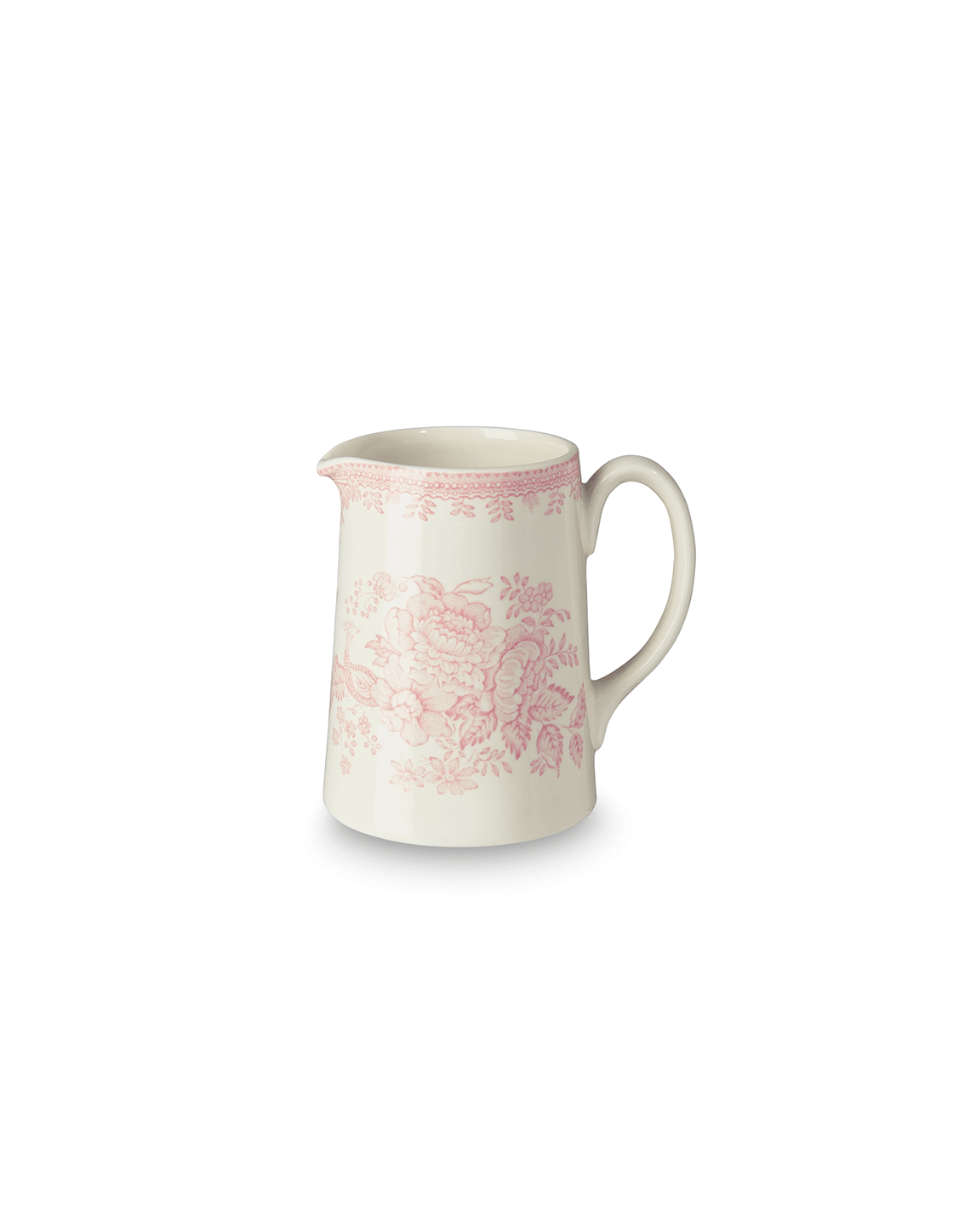 Pink Asiatic Pheasants Small Tankard Jug - Faire Living