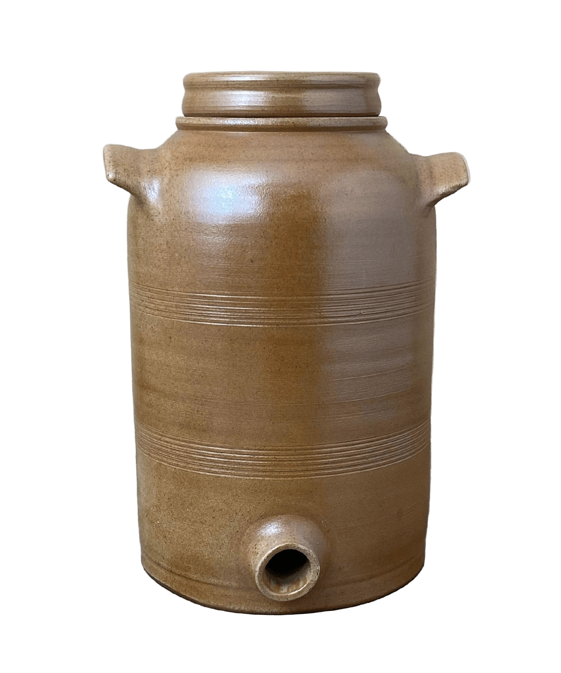 Poterie Renault Salt Glazed Oil Jar with Spout - Faire Living