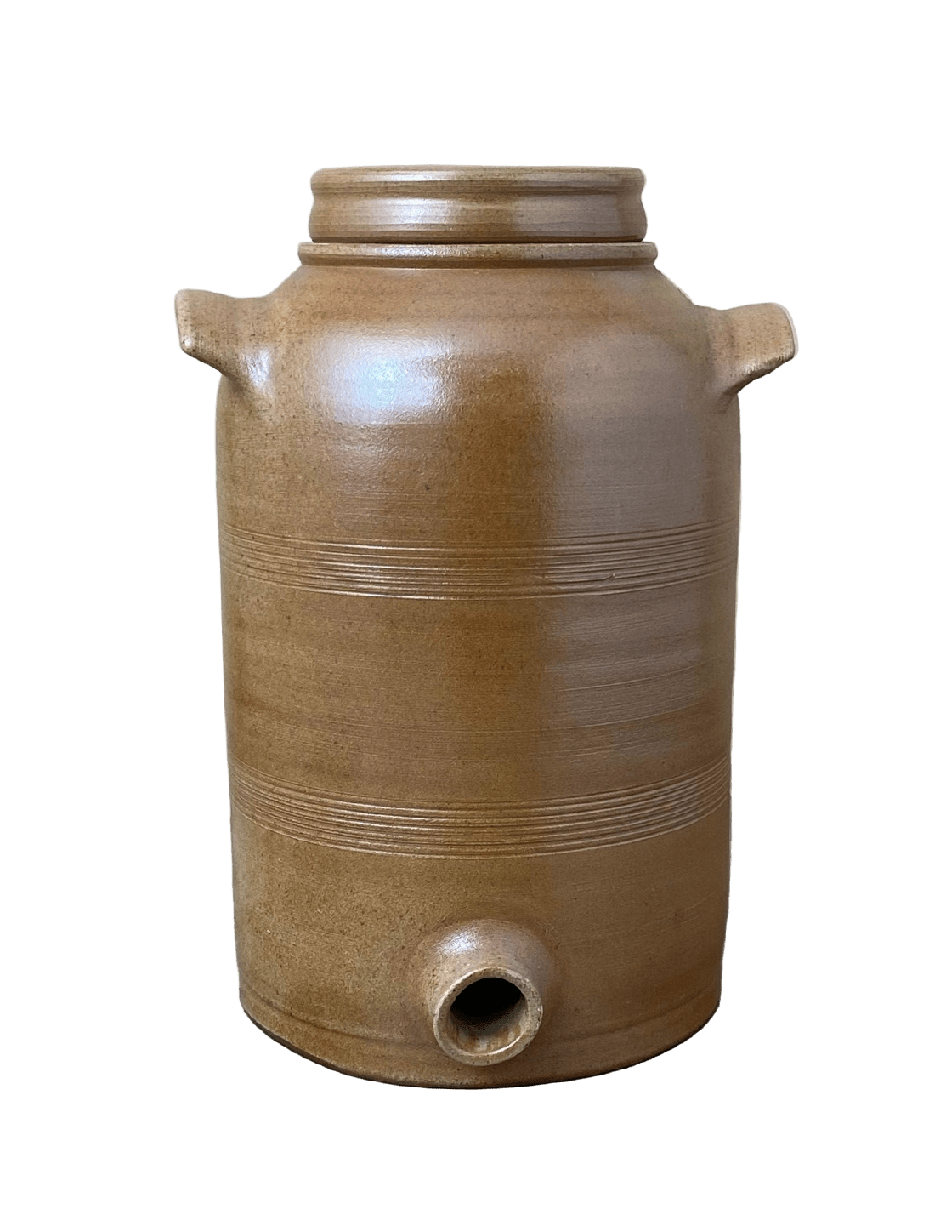 Poterie Renault Salt Glazed Oil Jar with Spout - Faire Living