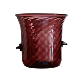 Framboise Mouth Blown Recycled Glass Champagne Bucket - Faire Living