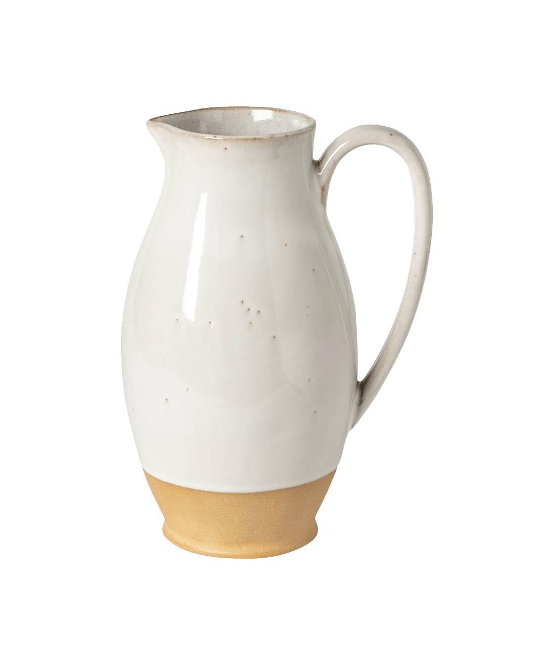 Cream Recycled Clay Pitcher - Faire Living