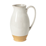 Cream Recycled Clay Pitcher - Faire Living