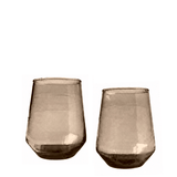 Smoke Recycled Glass Tumbler Set