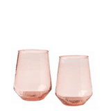 Rose Recycled Glass Tumbler Set