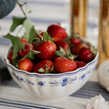 Filet Blue Floral Cereal Bowl