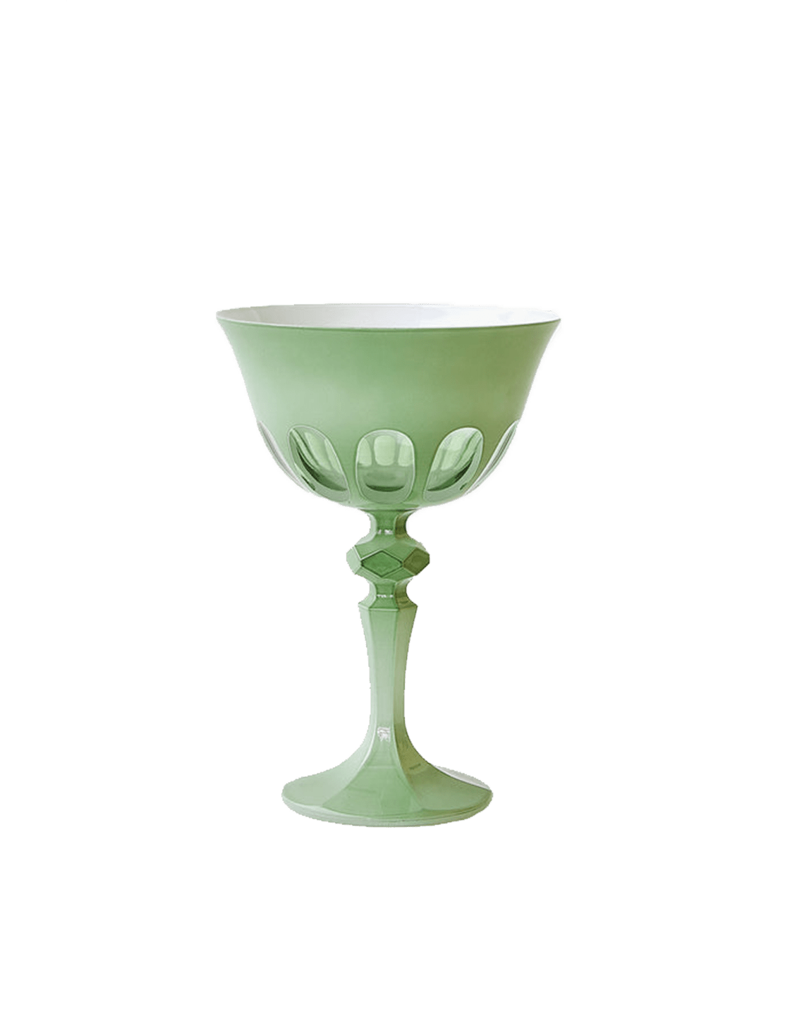 Sage Turkish Coupe Glassware - Faire Living