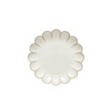 Marrakesh Blanc - Recycled Clay Scalloped Salad/Dessert Plate - Faire Living Group Inc.