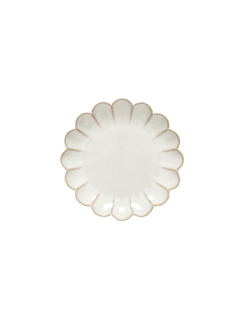 Recycled Clay Scalloped Salad Plate