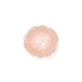 Pink Stoneware Flower Snack Bowls - Faire Living