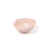 Pink Stoneware Flower Snack Bowls - Faire Living
