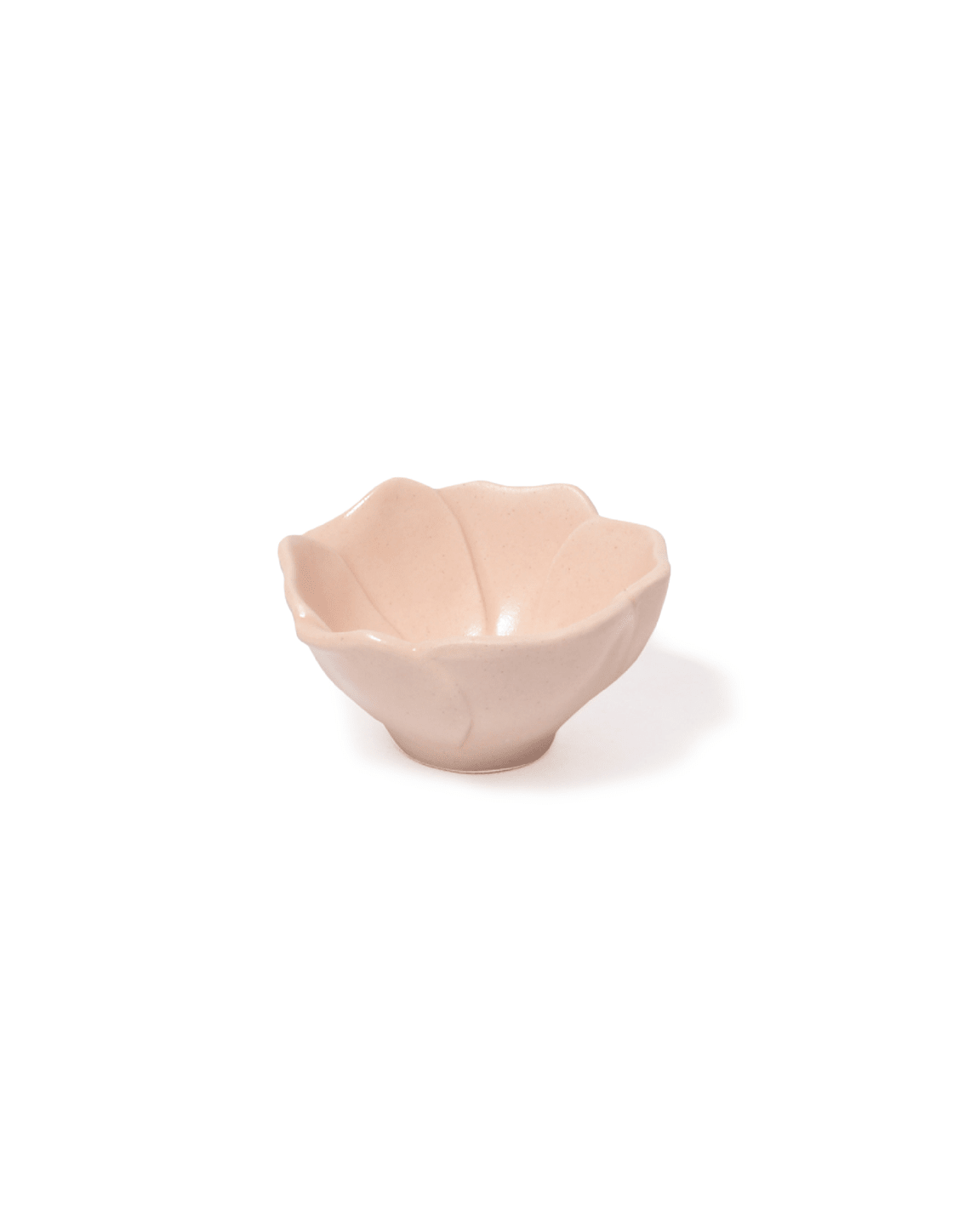 Pink Stoneware Flower Snack Bowls - Faire Living