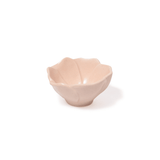 Pink Stoneware Flower Snack Bowls - Faire Living