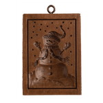 German Springerle Frosted Snowman Mold - Faire Living