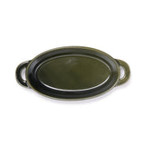 Tablee oval gratin dish L - Olive Green - Faire Living