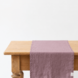 Orchid Linen Table Runner