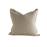 Cotton Velvet Cover Taupe - Faire Living