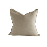 Cotton Velvet Cover Taupe - Faire Living