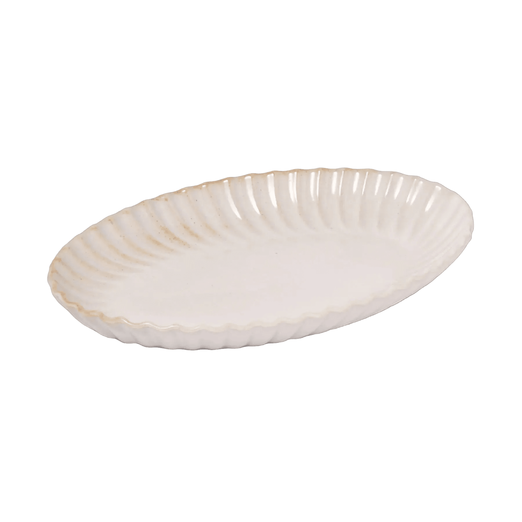Tutu Scalloped Oval Baking Platter - Faire Living