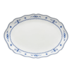 Filet Large Blue Floral Oval Platter - Faire Living