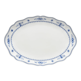 Filet Large Blue Floral Oval Platter - Faire Living