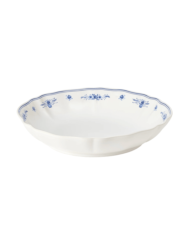 Filet Blue Floral Serving Bowl - Faire Living