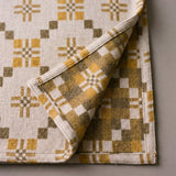 St Davids Cross Welsh Wool Throw in Shore