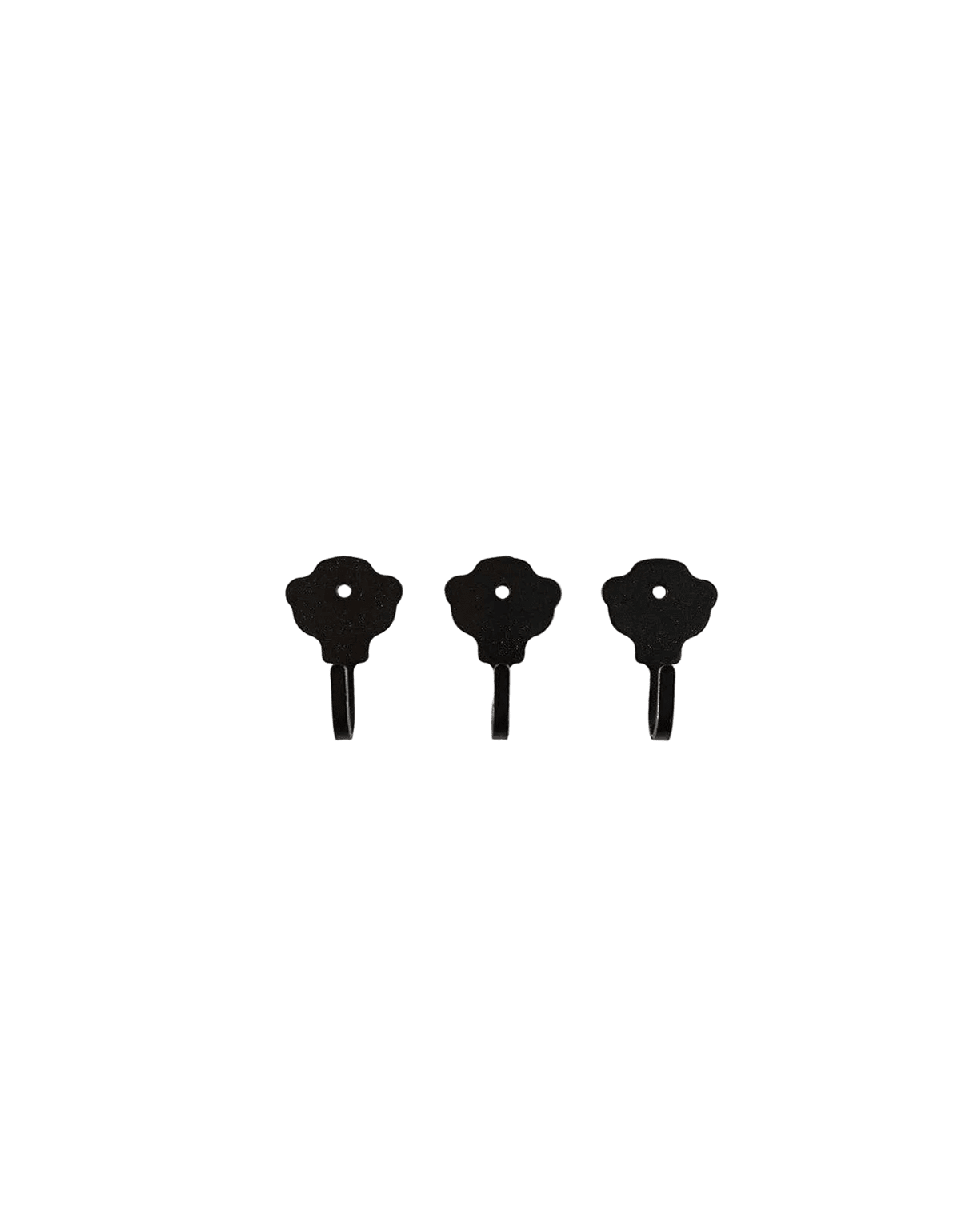 Cottage Iron Hooks - Set of 3 - Faire Living