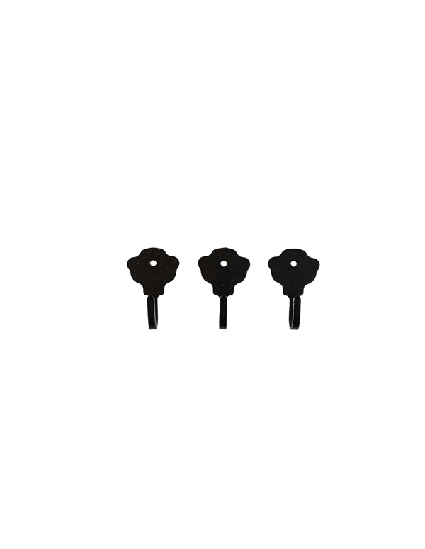 Cottage Iron Hooks - Set of 3 - Faire Living