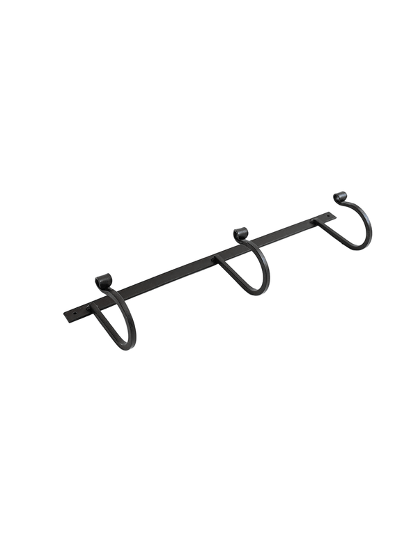 Wrought Iron Rack with Hooks - Faire Living