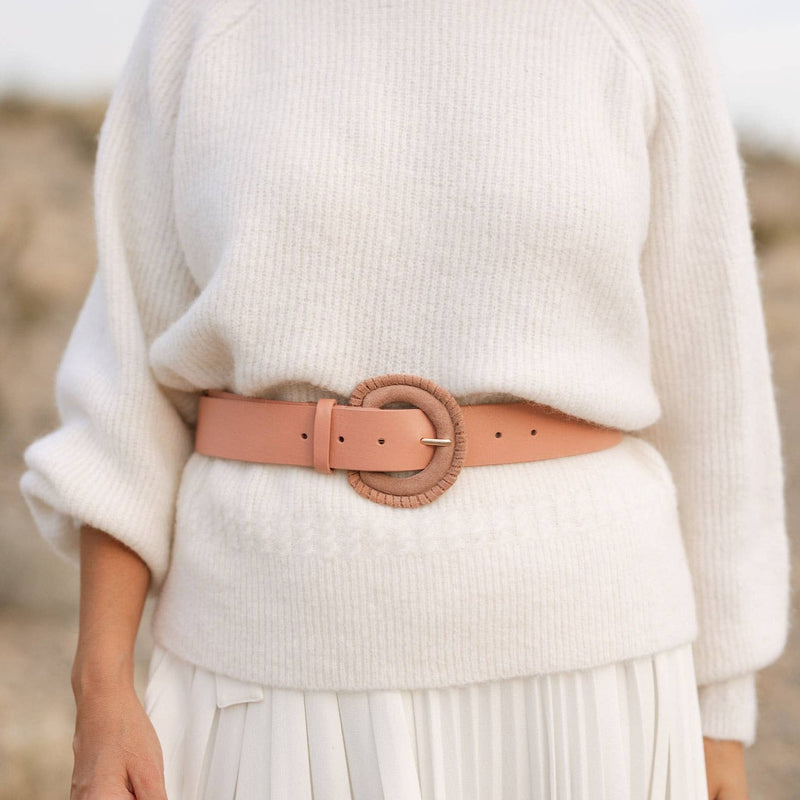 Anetta Rose Recycled Leather Belt