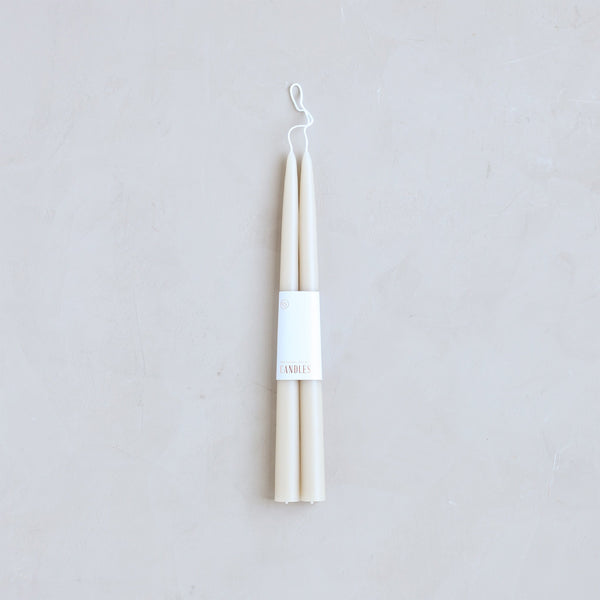 Hand Dipped Taper Candles in Parchment