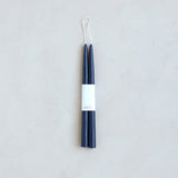 Hand Dipped Taper Candles in Midnight