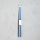 Hand Dipped Taper Candles in Heron
