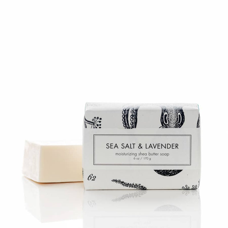 Sea Salt & Lavender Shea Butter Soap Bar