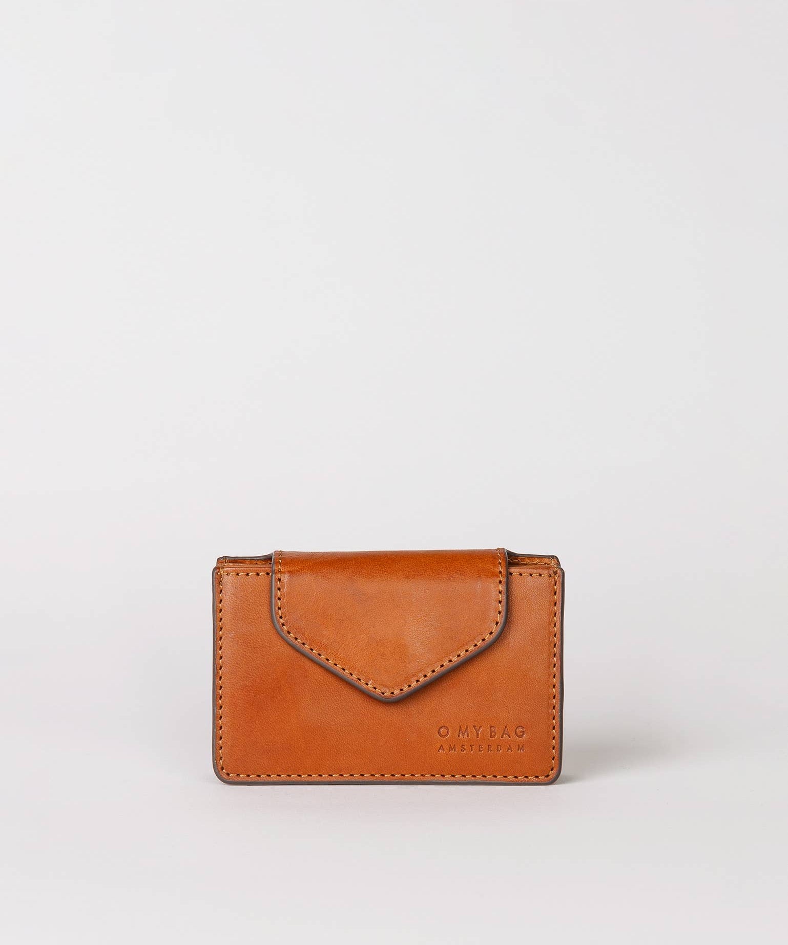 Harmonica Leather Wallet in Cognac - Faire Living