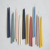 Hand Dipped Taper Candles in Heron