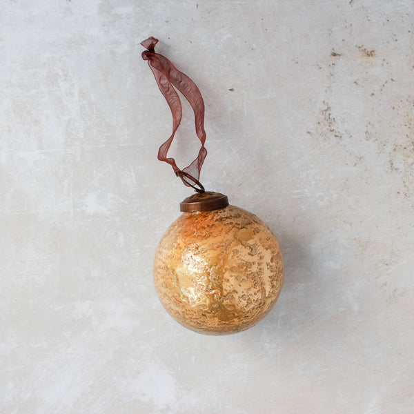 3" Champagne Glass Bauble Ornament