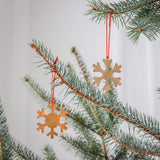 Pure Brass Snowflake Ornaments