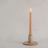 Eliana Terracotta Pedestal Candlesticks