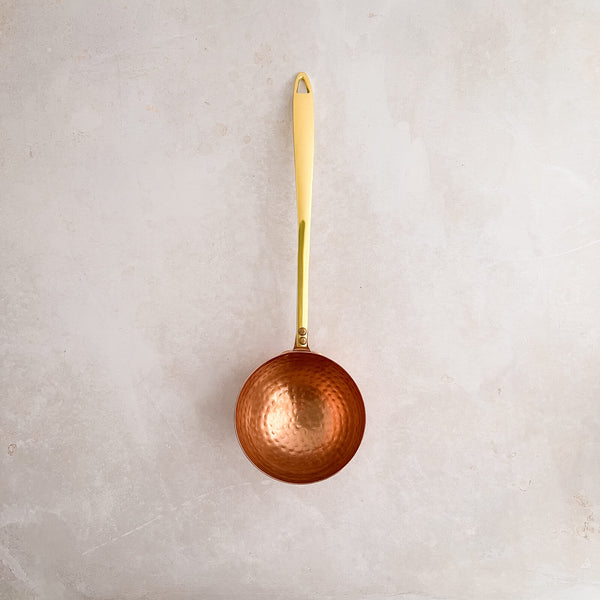 Pure Copper Hammered Ladle