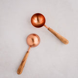 Copper & Wood Scoop