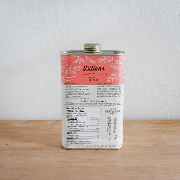Dillon's Niagara Grenadine Cocktail Syrup
