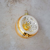 Inge-Glas Gold Reflector Ornaments