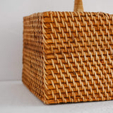 Rattan Flatware Caddy | Tall